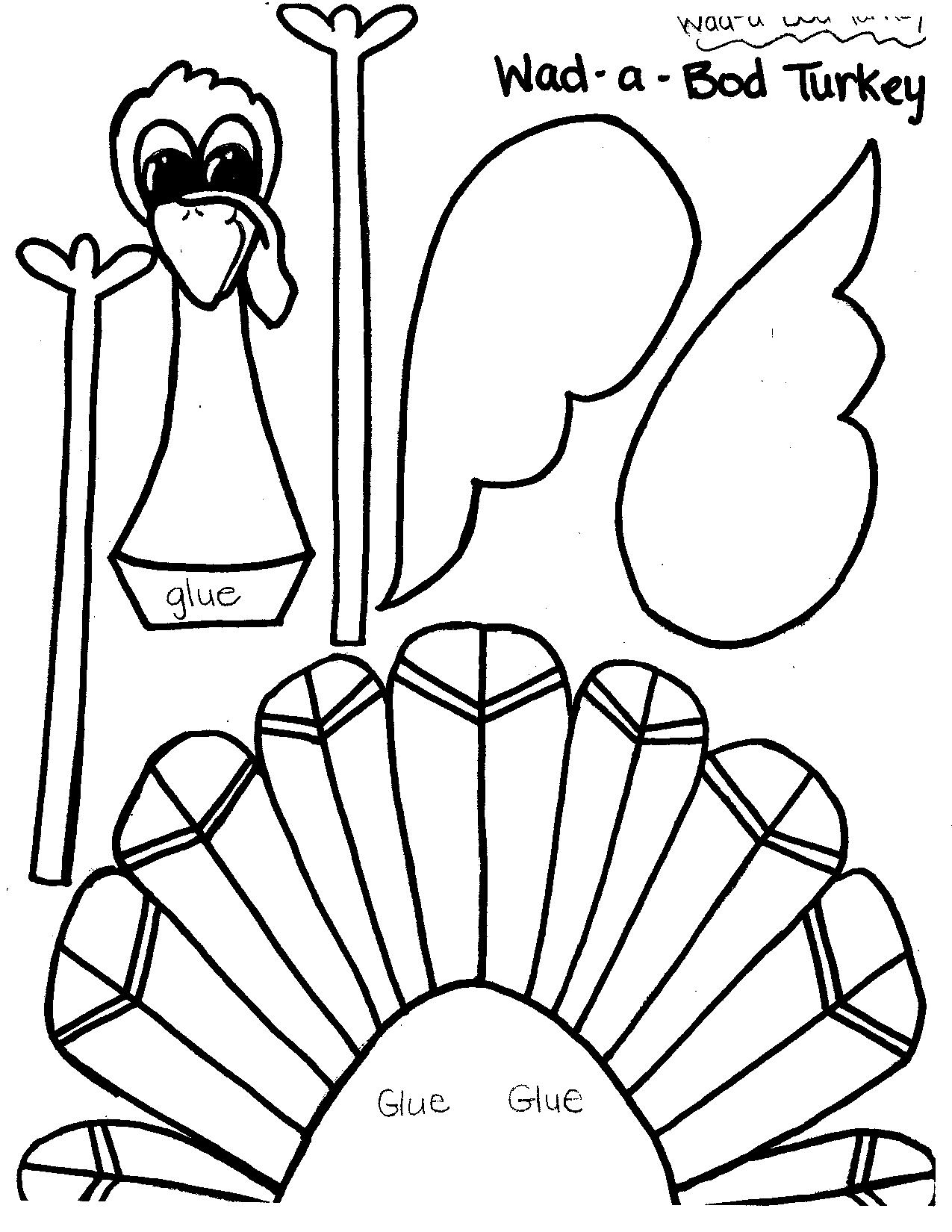 Printable Thanksgiving Craft For Kids Free Tooth the Movie