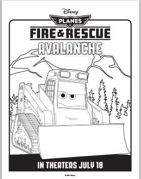 Planes Fire and Rescue Coloring Pages