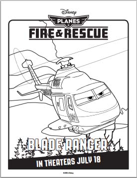 Planes Fire and Rescue Coloring Pages