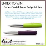 Enter to win a Faber-Castell Loom Plum Ballpoint Pen (ends 7/23)