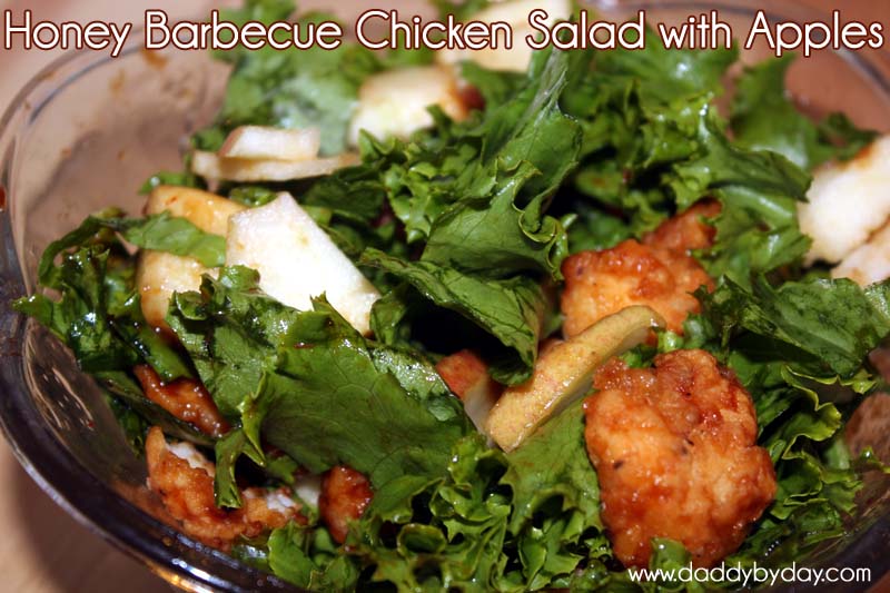 Honey Barbecue Chicken Salad with Apples