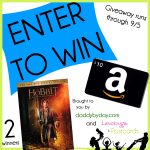 2 Winners for a The Hobbit: The Desolation of Smaug DVD or a $10 Gift Card Giveaway!