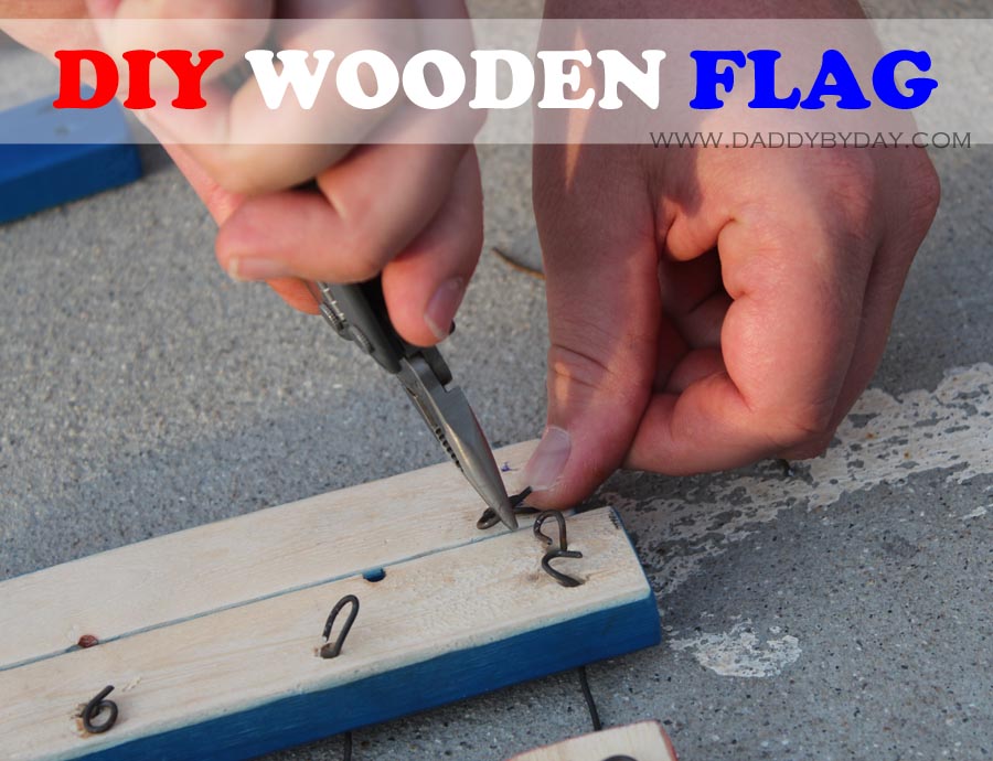 DIY Wooden Flag {to make with your kids}