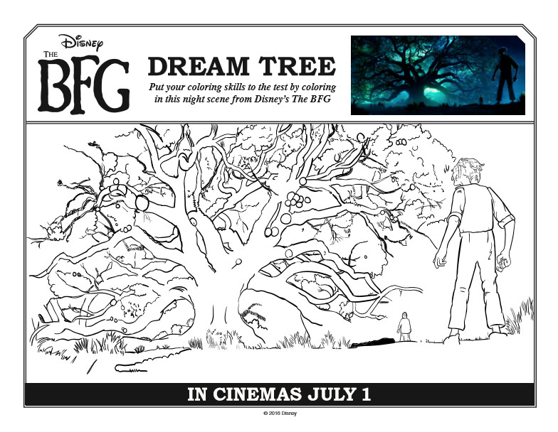 Disney’s The BFG Coloring Sheets #TheBFG