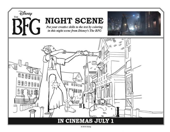 Disney's The BFG Coloring Sheets #TheBFG - Daddy by Day