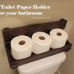 DIY Toilet Paper Holder for your bathroom