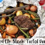Grilled Elk Steak Tinfoil Dinners + DIY Flag Placemats