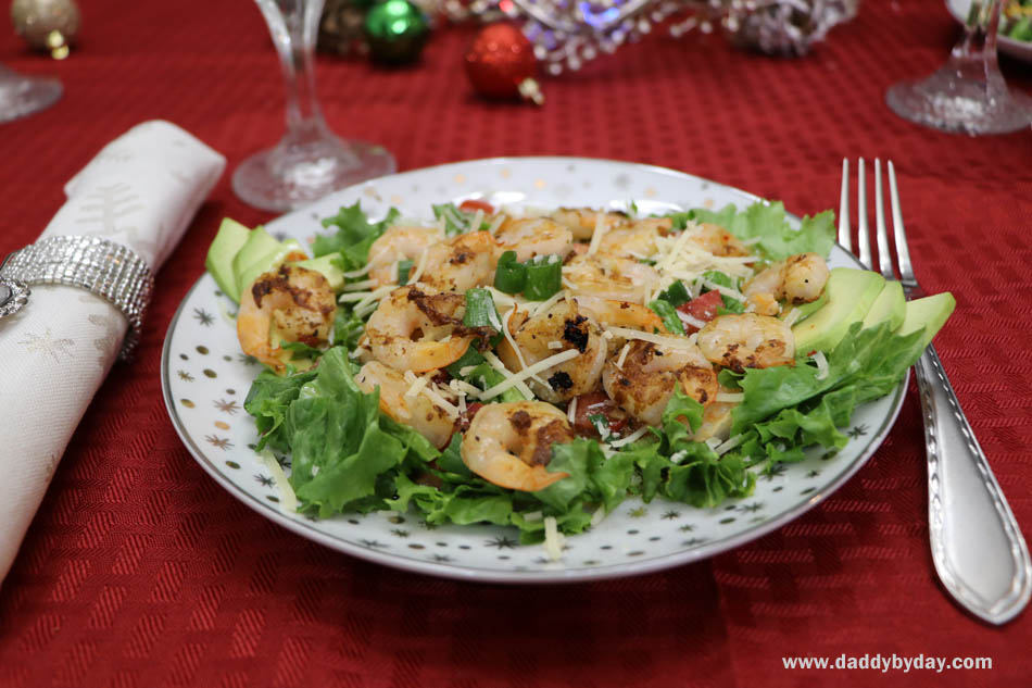 Grilled Shrimp Salad & Holiday Entertaining Ideas