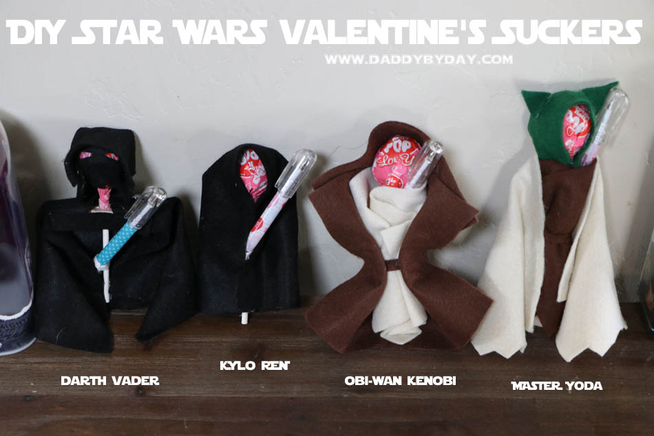 DIY Star Wars Valentine's Suckers + Free Valentine's Printables